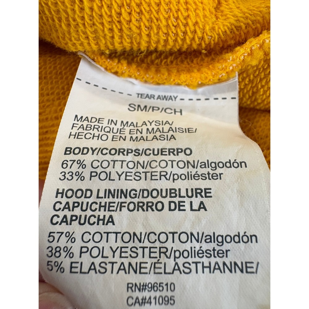 Under Armour Project Rock Blood Sweat Respect Short Sleeve Hoodie Yellow Small - Picture 8 of 9